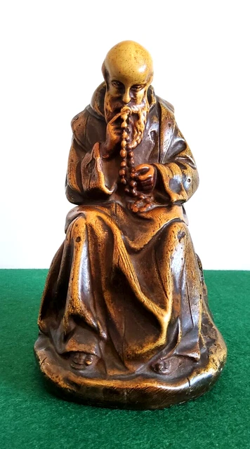 Skulptur betender Mönch - Figur aus Steinzeug - 15 cm main image 1