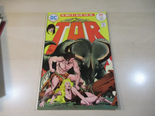 Tor #2 Dc Bronze Age High Grade Sweet Joe Kubert Cover Sexy Girl Dinosaur Cover