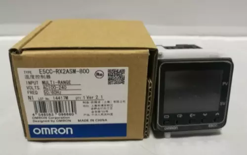 OMRON E5CC-RX2ASM-800 Temperature Controller 100-240VAC One New In Box