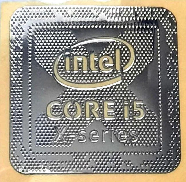 Adesivo Intel Core I5 – Decalcomania Etichetta Per Computer Laptop PC, Rosso
