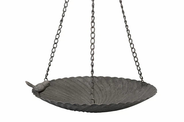Vogeltränke Vogelbad Tränke Futterstelle Vogel Gartendeko Metall Terrasse