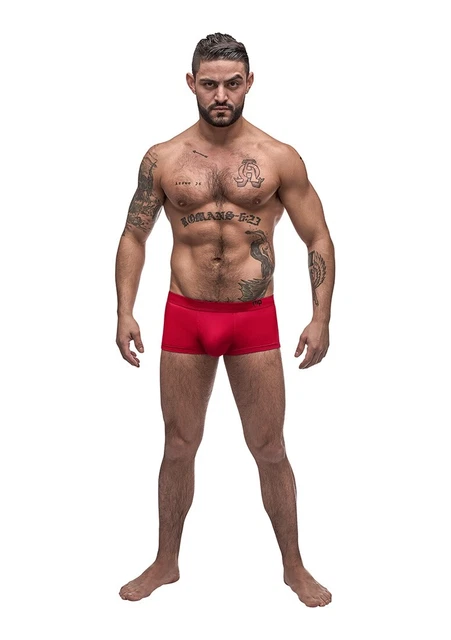 Boxershort Rossi S - XL Designer Pantaloni Sexy Elegante Rosso Viscosa Bambù