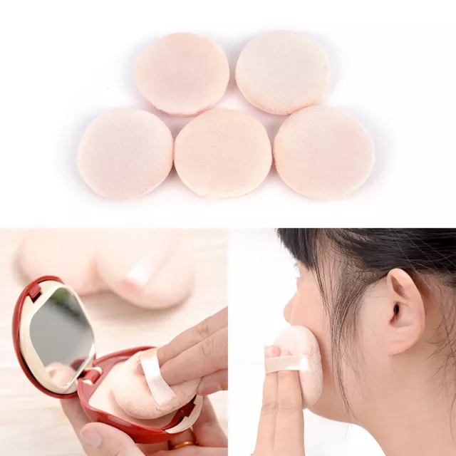 5x facial beauté éponge poudre Puff pads visage Fondation maquillage cosméti*xd