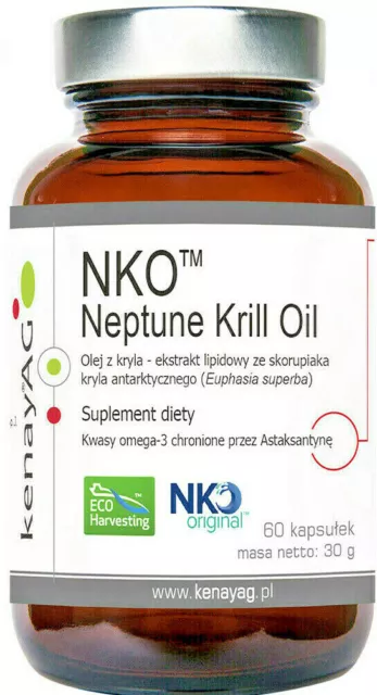 Kanadisches Huile de Krill Nko (Neptun-Krillöl) 500 MG 60 Weichkapseln