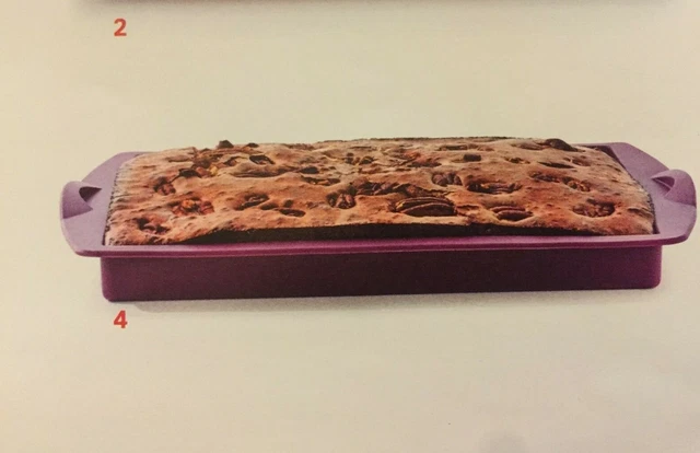 Moule à Tarte Rond Tupperware – Silicone Violet, Neuf Et Rare !