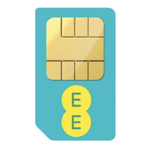 Carta SIM EE Pay As You Go PAYG £10 confezione da 8 GB dati illimitati SMS 500 min - SOLO 20p 3
