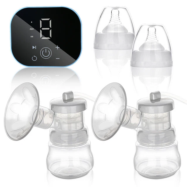 Extractor de leche eléctrico doble bomba de lactancia confort juego de bomba doble lactancia