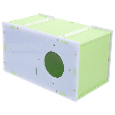 1 pieza caja de cría de aves jaula de anidación de aves periquito caja de anidación de loros jaula de cría