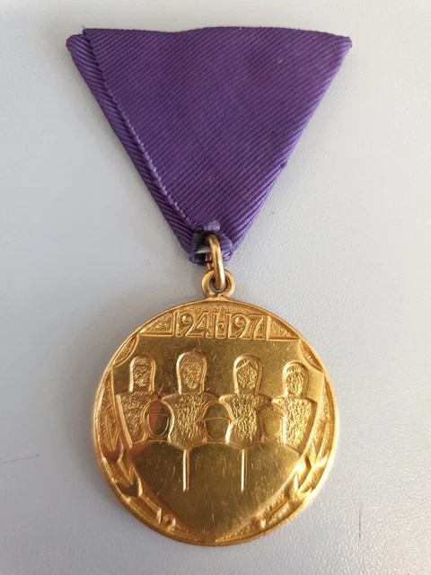 JUGOSLAWIEN ORDEN. Medaille , Abzeichen , Original , Super !!!.