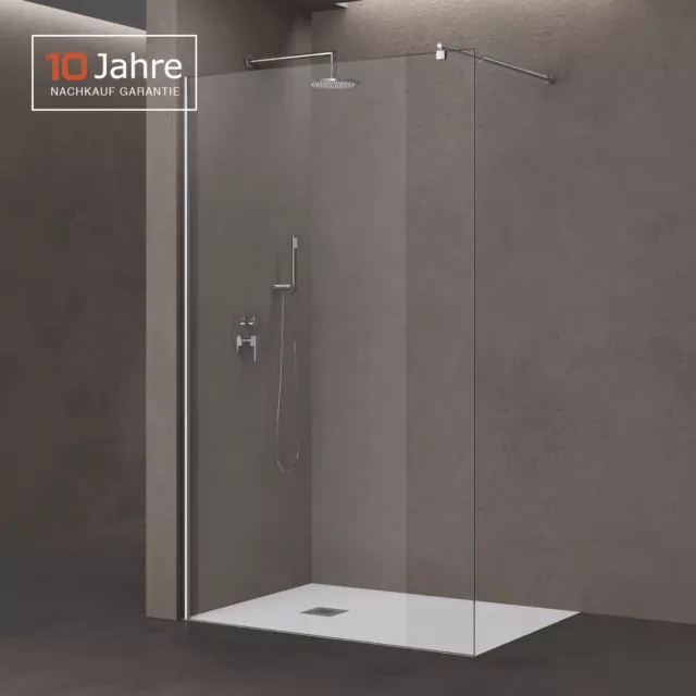 Luxus Walk In Dusche Duschwand Duschabtrennung 8mm Duschkabine ESG Nano Glas