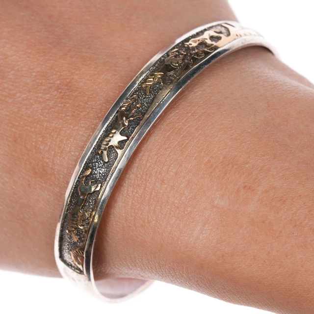 RARE NAVAJO TOM & Sylvia Kee Sterling Traditional