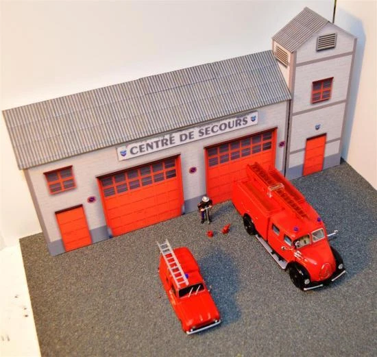 Kit Miniature DUVI 1:43 - Renault 11 Pompiers Du Centre De Secours De Maclas, Résine, Rare