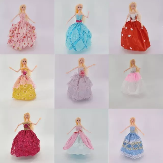 Any 30 Popular dresses+30 pair shoes@@PRETTY Barbie Doll Sized Clothes/Accessory