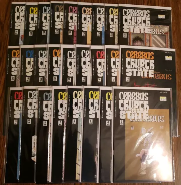 Cerebus: Church & State #2 #4-7 #9-19 #21-30 ~ Fn-Nm 1991 Comics ~ Dave Sim Art