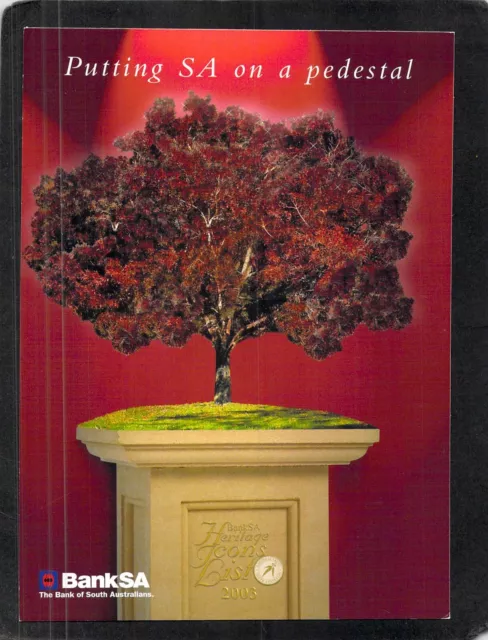 S0419 Australia BankSA 2003 Icon Claret Ash Tree postcard