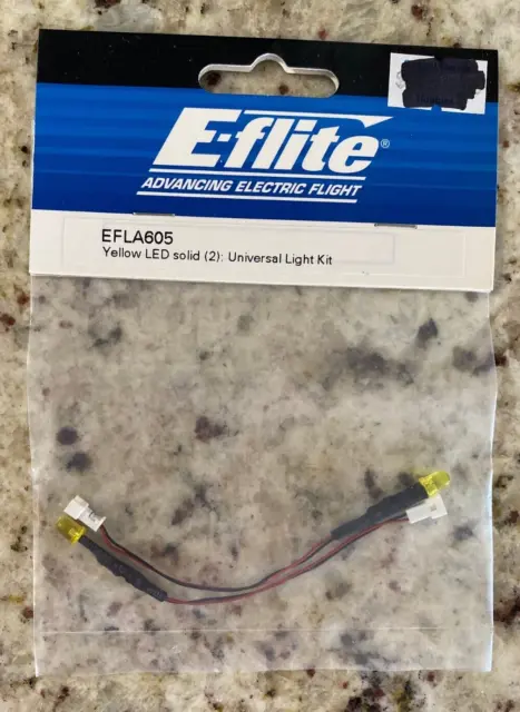 Rc E-Flite Advancing Electric Flight Efla605 Yellow Led (2) Universal Light Kit