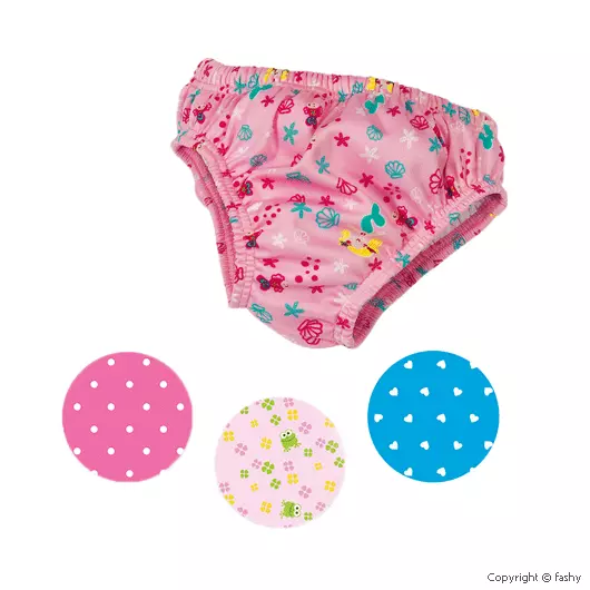 Neu Schwimmwindel Badewindel Badewindelhose Badehose Fashy Baby 74 80 Mädchen