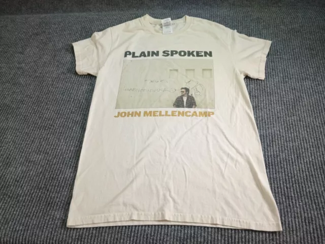 Gildan Men Shirt S Plain Spoken John Mellencamp North American Tour 2015 RN S-S