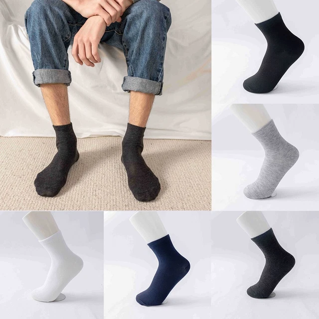 Chaussettes homme bas respirants décontractés mode confortable polyester ordin