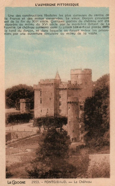 CPA 63 - PONTGIBAUD (Puy de Dôme) - 2953. The Castle