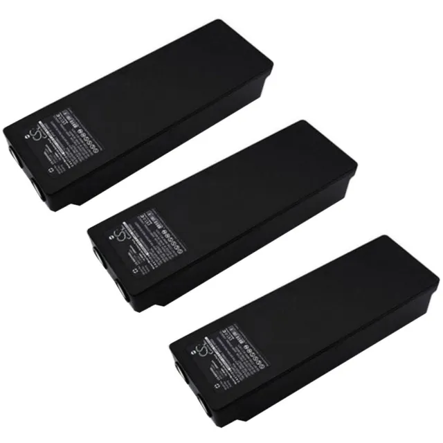 3x 2000mAh 7.2V NiMH Replacement Battery for Scanreco 590 592 EEA2512 Palfinger