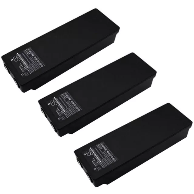 3x for Scanreco 590 592 EEA2512 Palfinger 2000mAh 7.2V NiMH Replacement Battery