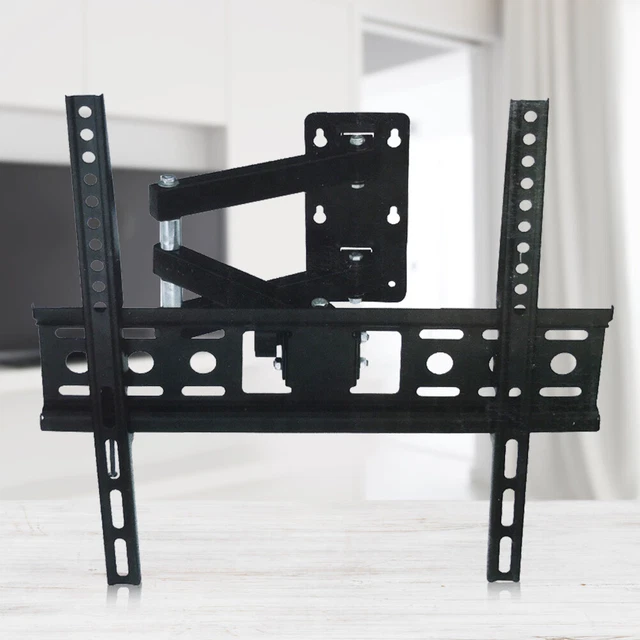 ROTATING TV RACK Adjustable Angle Large Screen Telescopic Rack for 26 ...