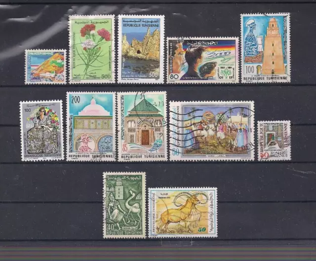 (1340) TUNISIE Lot de Timbres Oblitérés