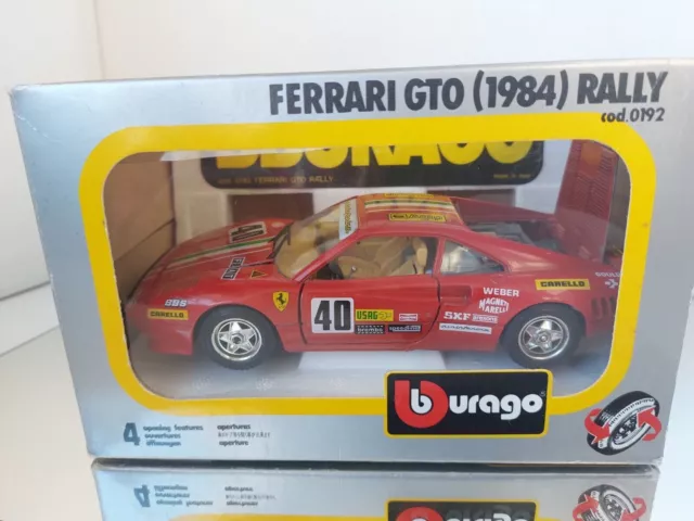 voiture miniature de collection Ferrari GTO 1984 scala 1/24