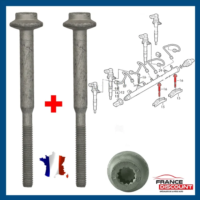 Support De Pince D'injecteur Pour Skoda Fabia 1.6 TDI Diesel - Réf. 03L216 - Occasion