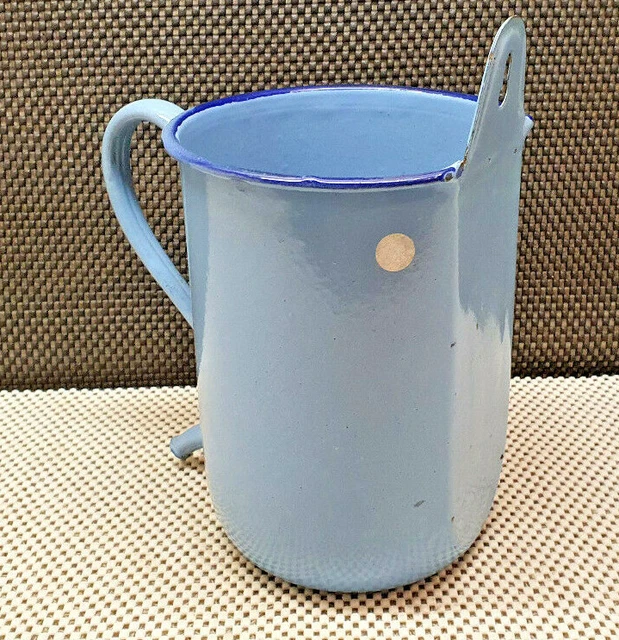 Antik Pressol Klistier Emaille -blau 2L Sammlung Oder Deko 4