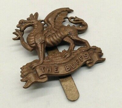 Lovely The Buffs East Kent Regiment Military Cap Badge C622