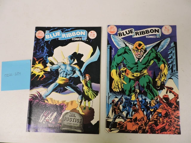 2 Blue Ribbon Comics 1983 #1 The Fly and #2 Mr. Justice (Comic)
