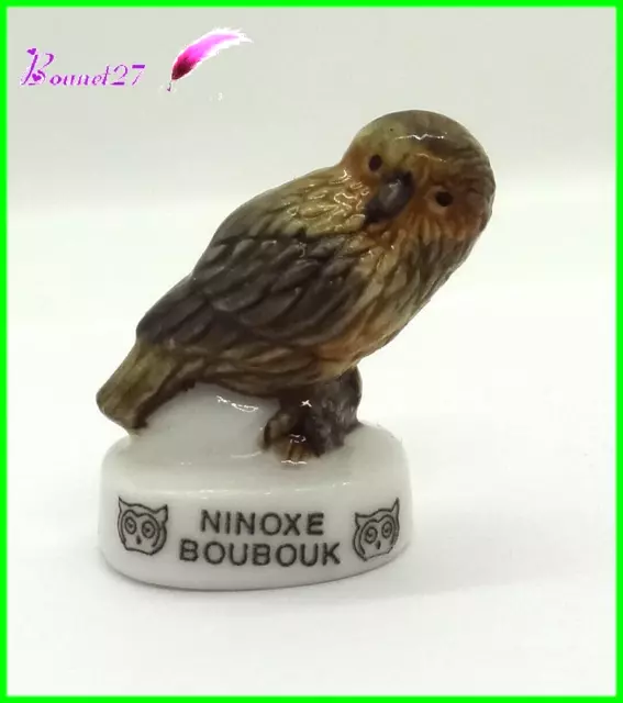 Feve Les Chouettes et Hiboux owl Edition Atlas " Ninoxe Boubouk " #C41