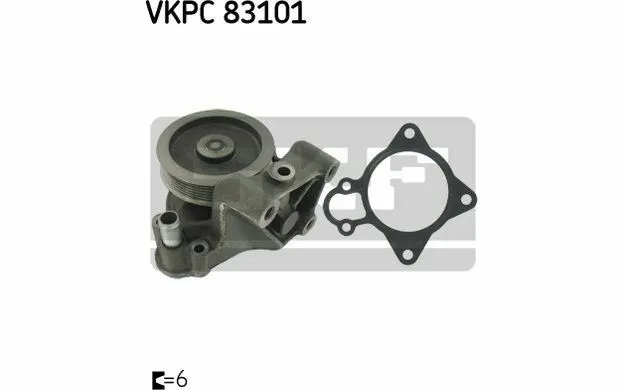 SKF Pompe à eau pour FIAT DUCATO VKPC 83101 - Pièces Auto Mister Auto