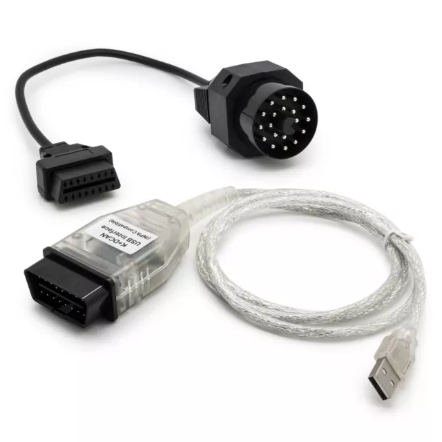 K+DCAN Codieren USB Interface Ediabas Inpa Ncs OBD2 Kabel Für BMW+Adapter