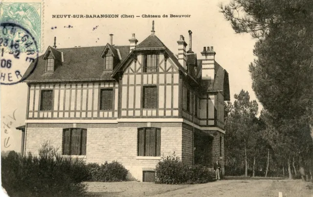 *12714 cpa Neuvy sur Barangeon - Château de Beauvoir