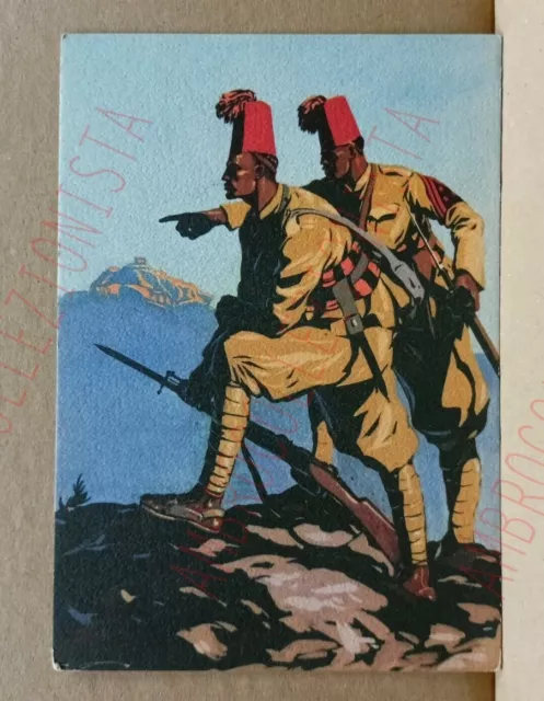 Cartolina Illustrata XXX Battaglione coloniale - Cioqua / Ambesa