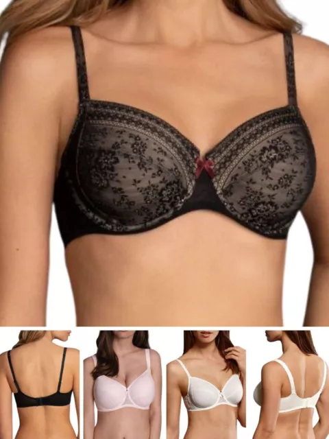 ROSA FAIA FLEUR Full Cup Bra Non Padded Two Section Cup Underwired Bras  Lingerie £45.10 - PicClick UK