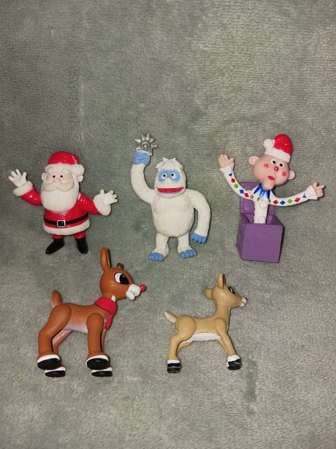 LOT OF 5 - Rudolph the Red Nosed Reindeer Figures Island of Misfit Pvc ...