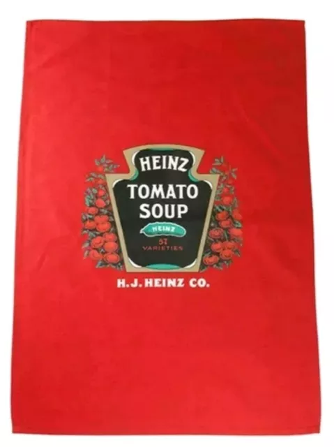 Heinz Tomato Tea Towel Novelty Red Branded Birthday Christmas Gift
