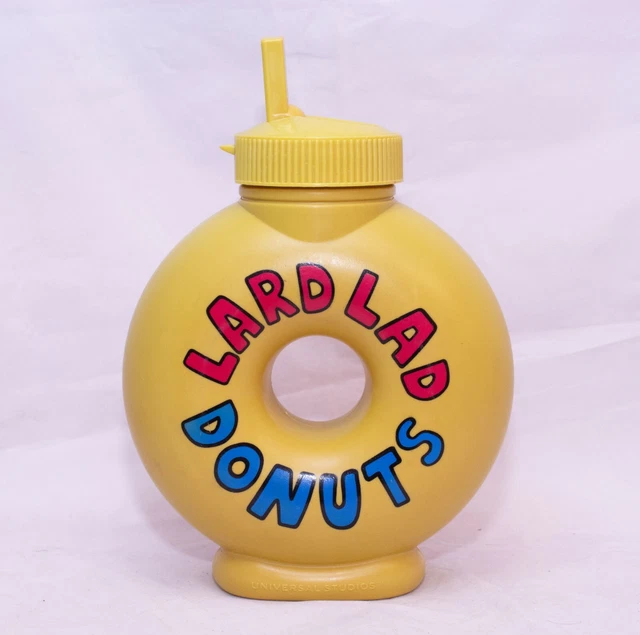THE SIMPSONS UNIVERSAL Studios Lard Lad Donuts Souvenir Sippy Cup 20.