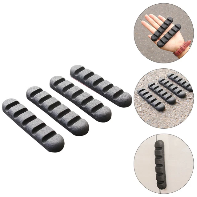 4 pz strisce anticollisione per specchietti retrovisori 9,5 x 2 x 2 cm adesivo