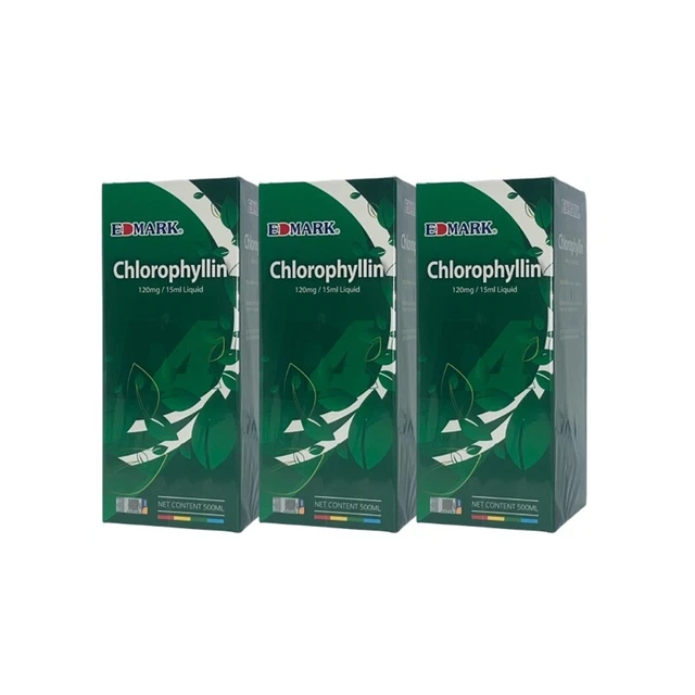 [NEW]3 BOX EDMARK Splina Detox Chlorophyll 500ml Vitamin Constipation ...