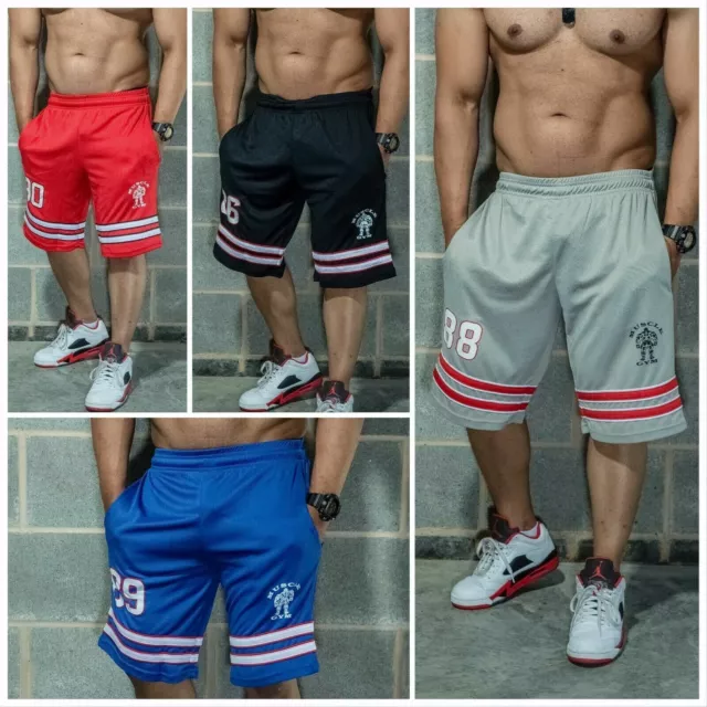 Mens Basketball Shorts Elasticated Summer Casual Cotton Shorts M L XL 2XL 3XL