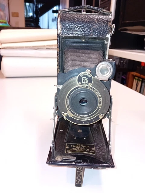 ANCIEN APPAREIL PHOTO de poche pliant Eastman Kodak 3A, vers 1915 EUR