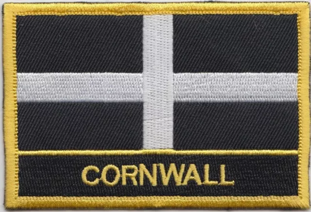 Cornwall Flag Embroidered Patch - Sew or Iron on