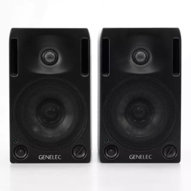 Genelec 1029A Active Studio Monitors w/ XLRs & Flight Case #53212