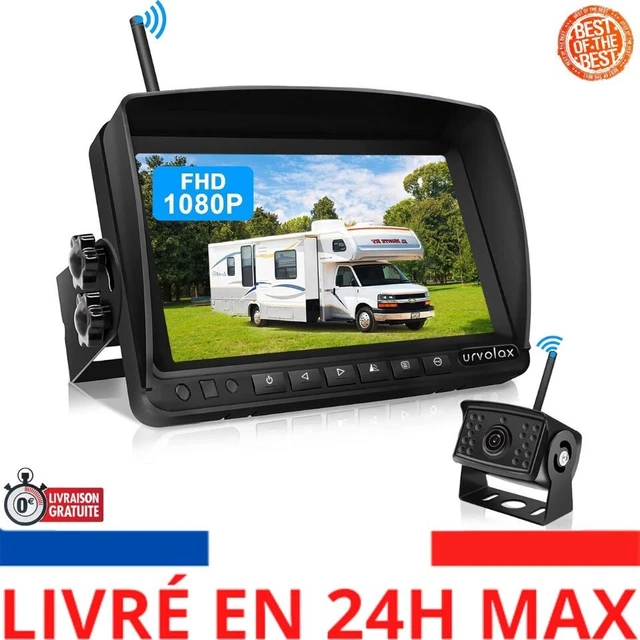 Kit Caméra De Recul Sans Fil 7" - IP67 Imperméable - Vision Nuit - Voiture Camping-car
