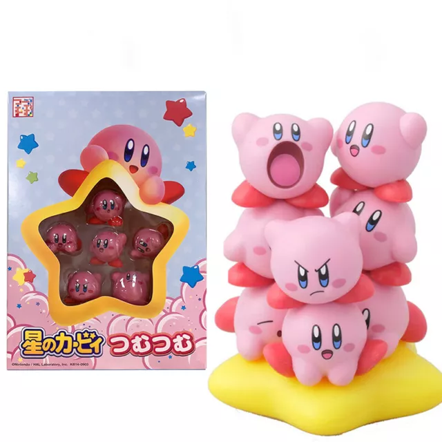 10pcs Set Anime Kirby PVC Action Figure Toys Collection Doll Model Girl Gifts